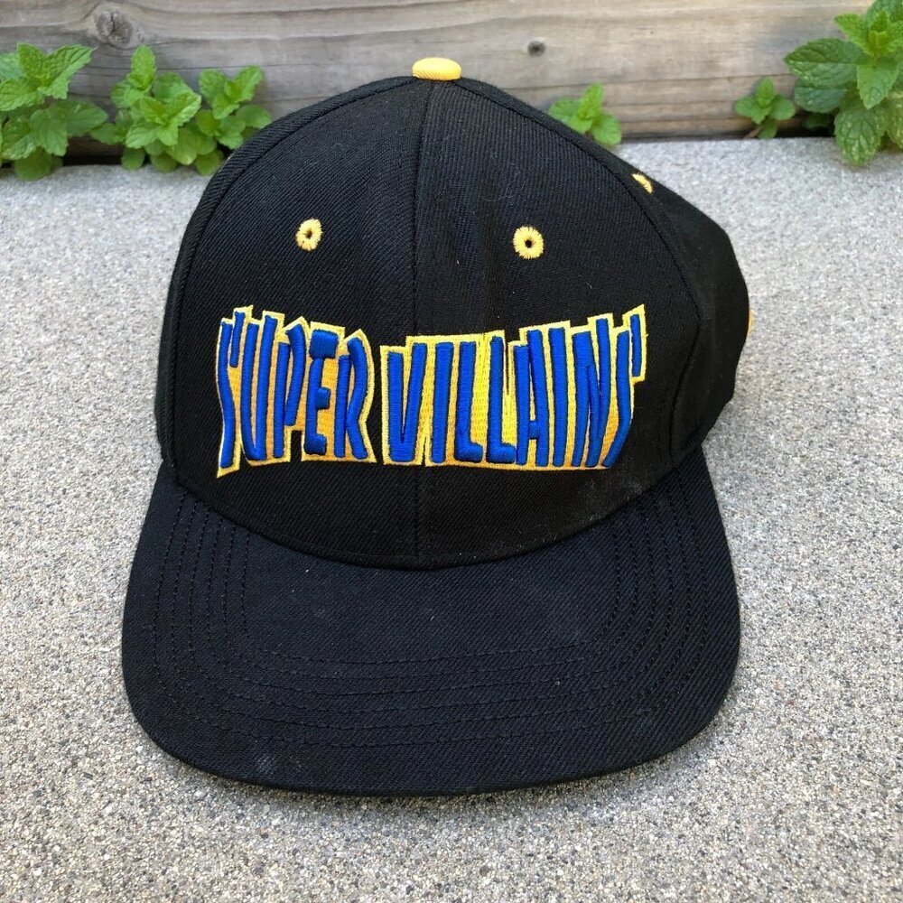DUNK CONTEST SUPER VILLAINS Snapback Hat Men's Loyal to the Loud Black Wool​​​